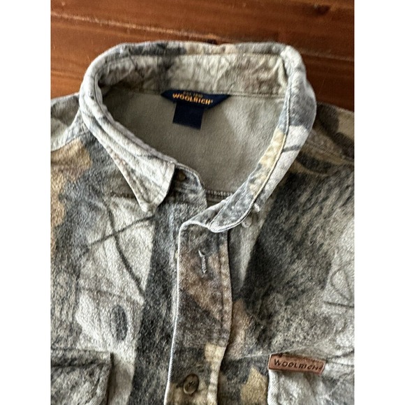 Woolrich, Realtree Camo, Heavy Mens Shirt, Lined, Weight 1.95lbs 100% Cotton - Picture 7 of 16